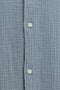 Front detail image of the Nantucket double cloth ss shirt in blue, by brand Jack&jones