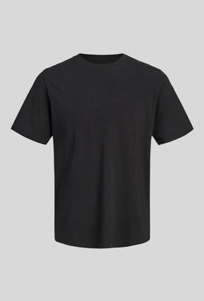 Front image of Osaka back print tshirt in black, by brand Jack&jones