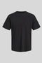 Front image of Osaka back print tshirt in black, by brand Jack&jones
