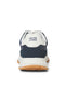 Front image of the Romano combo sneaker in navy, by brand Jack&jones
