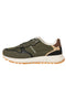 Front image of the Romano combo sneaker in olive, by brand Jack&jones