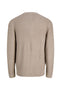Back image of the Sage vneck knit cardigan in light brown, by brand Jack&jones