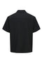 Back image of the Sean resort shirt in black, by brand Jack&jones