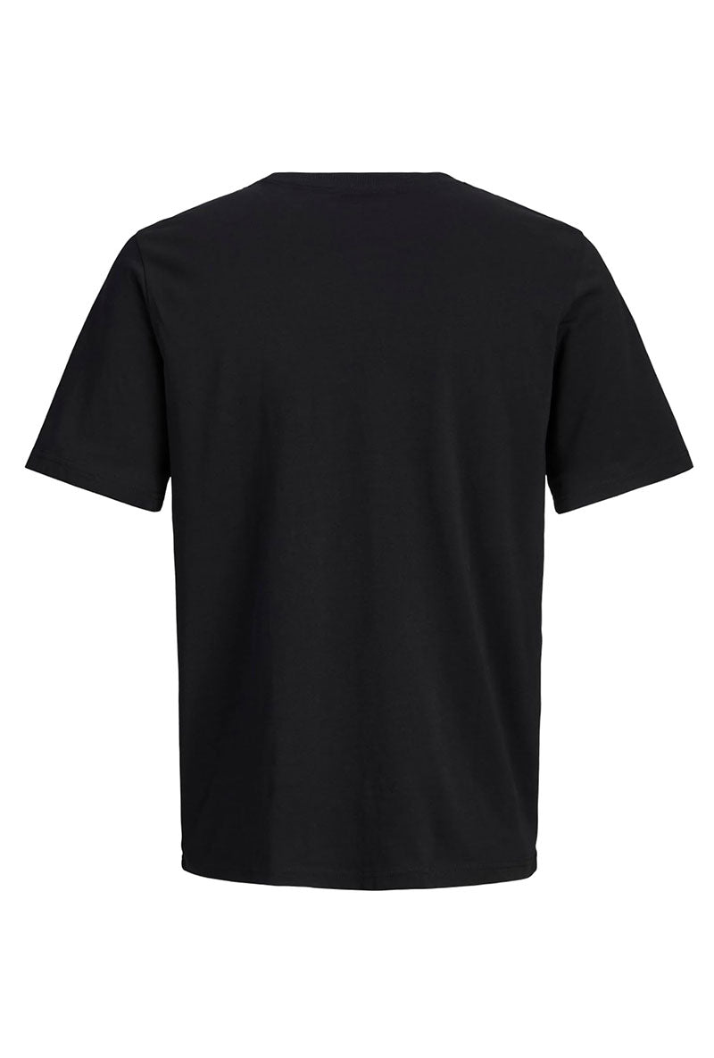 Back image of Track skull tee in black, by brand Jack&jones