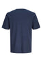Back image of the Track skull tee in navy, by brand Jack&jones