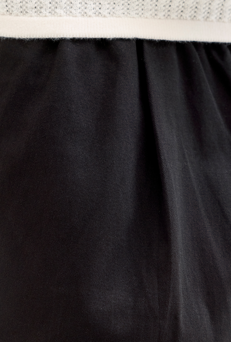 Close up image  of Jack and jones stevan dylan jogger in black, by brand Jack&jones