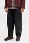 Front image of a model wearing the Jack and jones stevan dylan jogger in black, by brand Jack&jones
