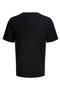 Back image of the Tom tee ss crew neck in black, by brand Jack&jones