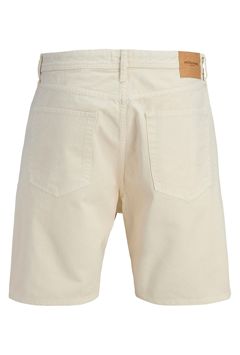 Back image of Tony original 017 shorts in cream, by brand Jack&jones