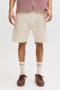 Front image of a model wearing Tony original 017 shorts in cream, by brand Jack&jones
