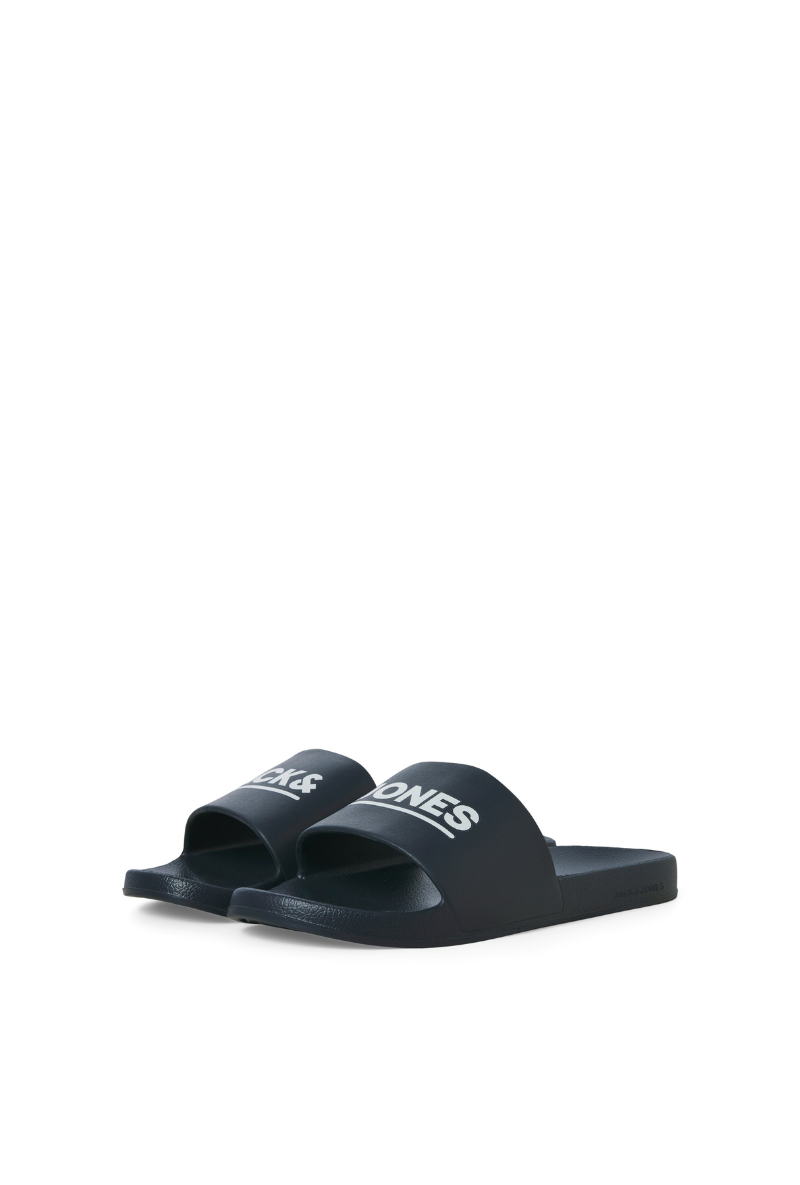 Side image  of Jack and jones wollie slider in charcoal, by brand Jack&jones