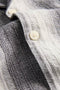 Detail image of the Alvaro dobby resort shirt in black, by brand Jack&jones