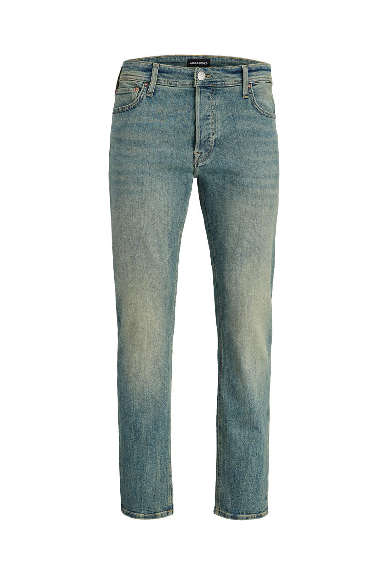 Front image of Mike original st 550 jeans in denim, by brand Jack&jones