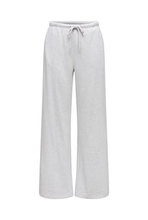 Front image of the Amalfi life sweat pants in oat, by brand Jacqueline de yong