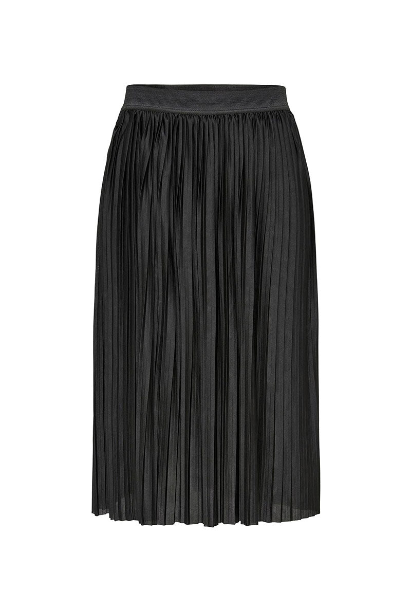 Front image of Boa skirt in black, by brand Jacqueline de yong