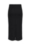 Back image of the Hero life pencil skirt in black, by brand Jacqueline de yong