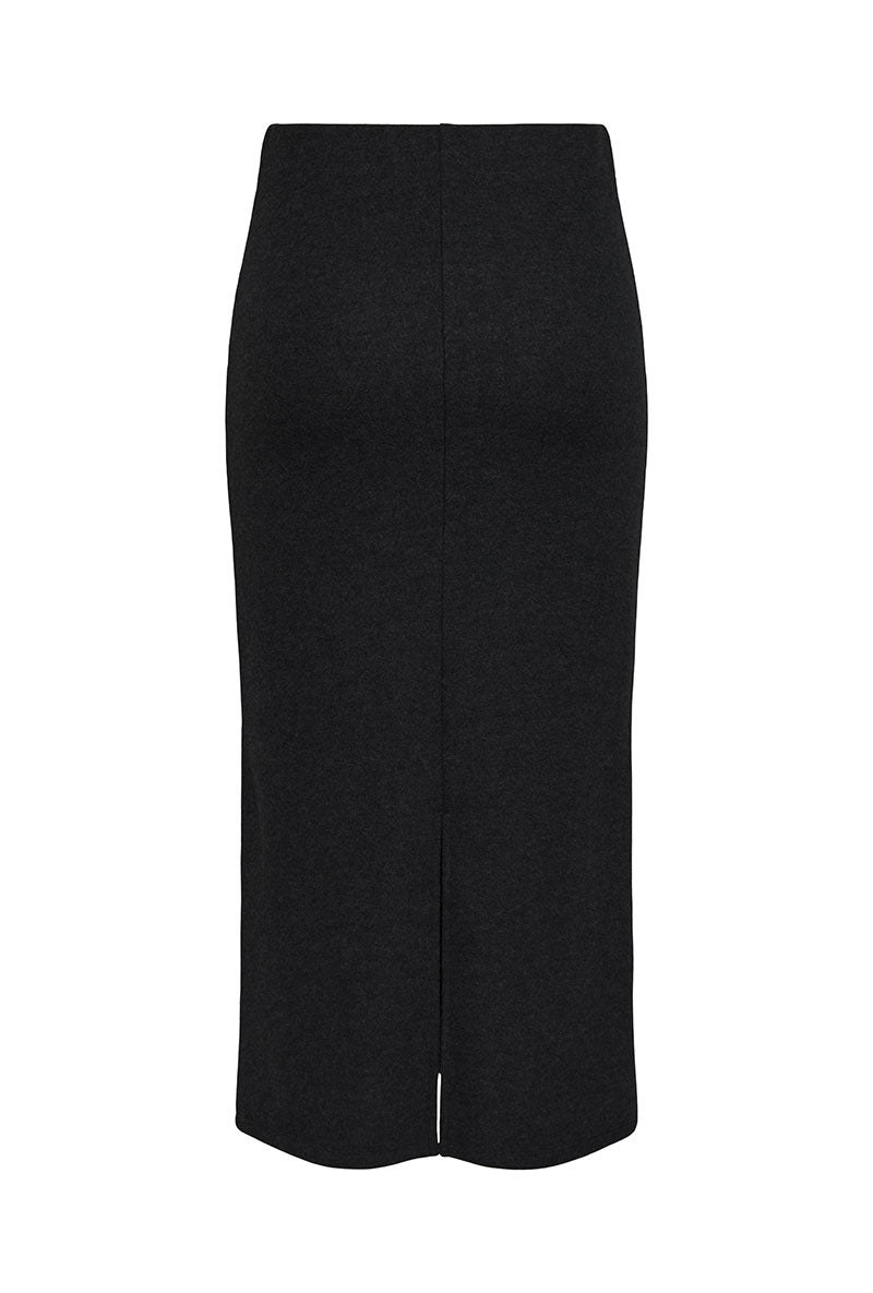 Back image of Hero life pencil skirt in black, by brand Jacqueline de yong