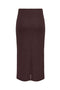 Back image of the Hero life pencil skirt in brown, by brand Jacqueline de yong