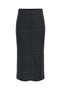 Front image of Hero life pencil skirt in dark grey, by brand Jacqueline de yong