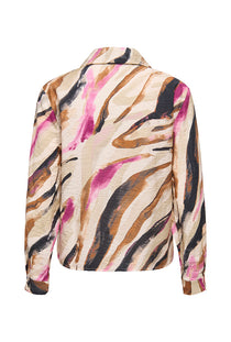 Back image of the Lilja l/s shirt in sand, by brand Jacqueline de yong