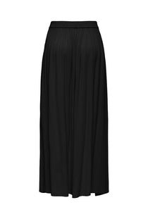 Back image of the Liva life hw midi skirt in black, by brand Jacqueline de yong
