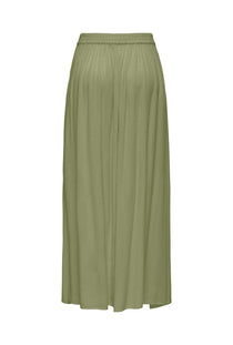 Back image of the Liva life hw midi skirt in sage, by brand Jacqueline de yong