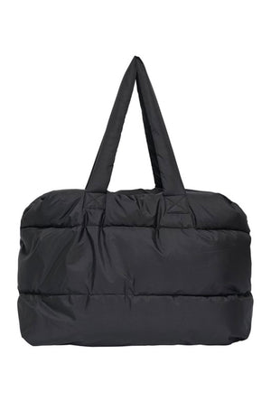 Front image of the Miranda padded weekend bag in black, by brand Jacqueline de yong