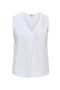 Front image of North linen sl top in white, by brand Jacqueline de yong