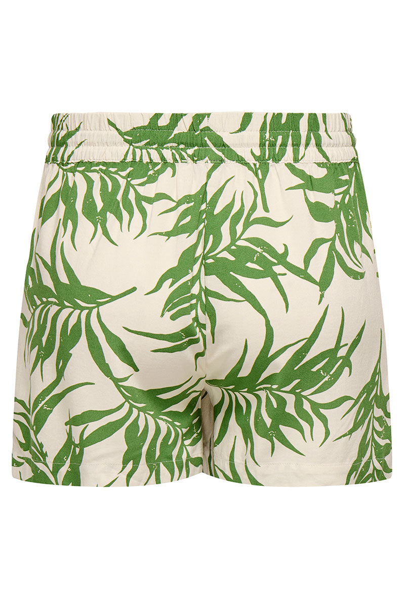 Back image of Star sezen life shorts in green, by brand Jacqueline de yong