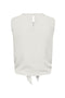 Back image of the Theis life button top in white, by brand Jacqueline de yong