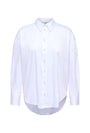 Image of WILLOW LS LOOSE PEARL SHIRT in white, by brand JACQUELINE DE YONG