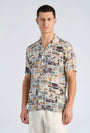 Image of AOP VINTAGE SHIRT in all over print, by brand LINDBERGH