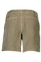 Back image of the Corduroy relaxed fit shorts in khaki, by brand Lindbergh
