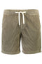 Front image of the Corduroy relaxed fit shorts in khaki, by brand Lindbergh