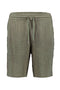 Front image of the Cotton muslin shorts in sage, by brand Lindbergh