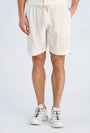 Image of COTTON MUSLIN SHORTS in off white, by brand LINDBERGH
