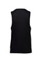 Front image of the Slim fit tank top in black, by brand Lindbergh