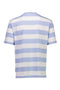 Back image of the Striped oversized t in blue, by brand Lindbergh