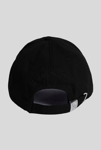 Back image of the Baseball cap in black, by brand Lyle and scott