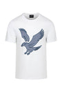 Image of CHECK EAGLE TSHIRT in white, by brand LYLE AND SCOTT