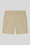 Front image of the Crinkle resort shorts in stone, by brand Lyle and scott