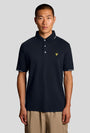 Image of FINE TIPPED POLO in navy, by brand LYLE AND SCOTT
