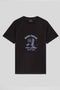 Front image of the Keep fresh graphic t in navy, by brand Lyle and scott