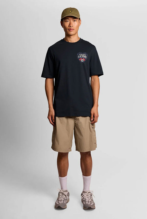 front image of a model, NAVY