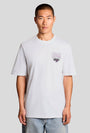 Image of LYLES LAUNDRY GRAPHIC T in white, by brand LYLE AND SCOTT