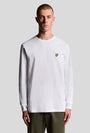 Image of PLAIN LS TSHIRT in white, by brand LYLE AND SCOTT