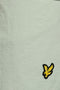 Logo detail image of the Plain swimshorts in sage, by brand Lyle and scott