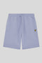 Front image of the Sweat shorts in blue, by brand Lyle and scott