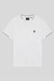 Front image of the Fine tipped t in white, by brand Lyle and scott