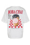 Back image of the Sparkel ss checkboard tshirt in white, by brand Noisy may